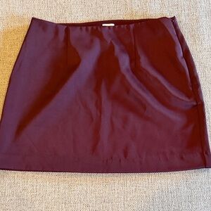 A New Day NWT size 8 Elegant Burgundy Women's Skirt